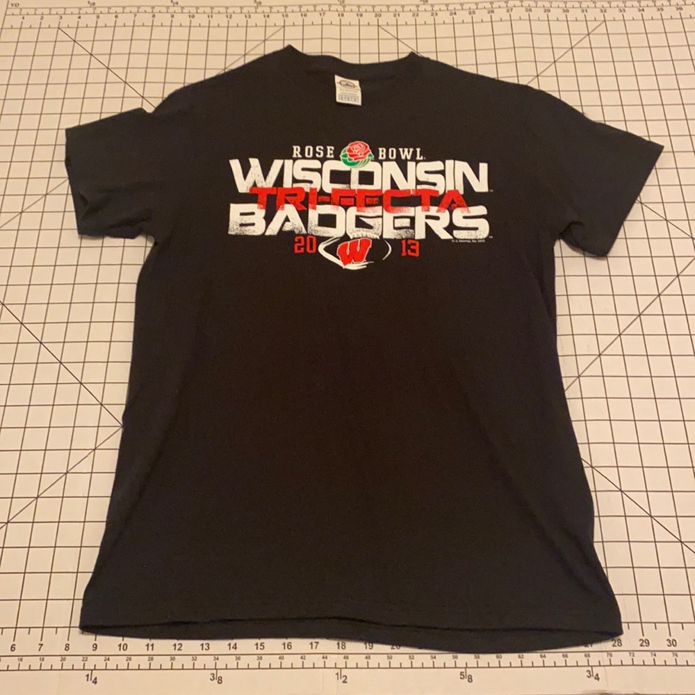 Wisconsin BIG10 championship Rose Bowl game tee